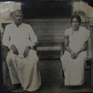 My maternal grand father Kunjunni Moopil Nair of The Mannarkad Nair Family and grand mother Ambat Kalyanikutty Amma @ Shinnamalu Amma